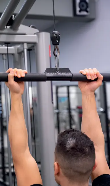 Lat machine presa inversa
