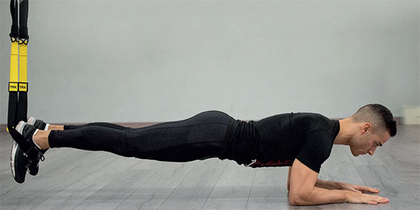 Il plank al TRX