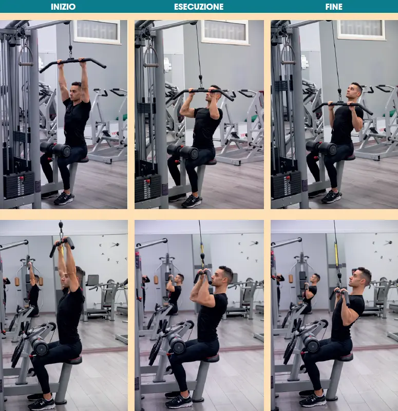 Lat machine presa stretta
