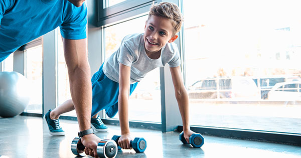 Bambini e Body Building