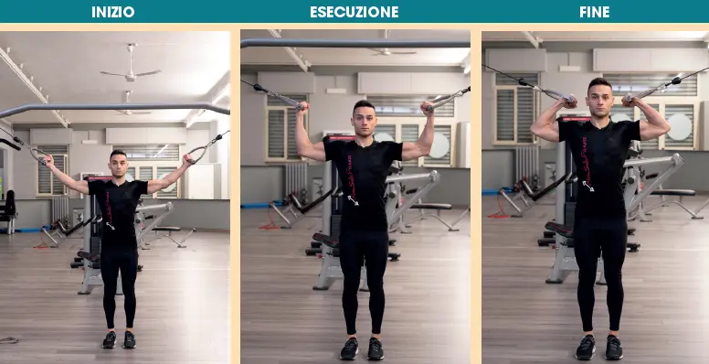Curl al cavo alto