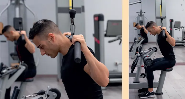 Lat machine dietro la testa